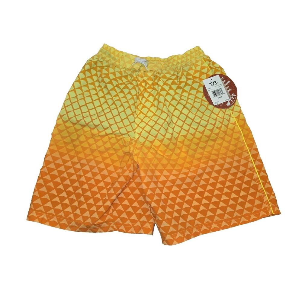 TYR‎ Men's size small orange mermaid skin print trunks